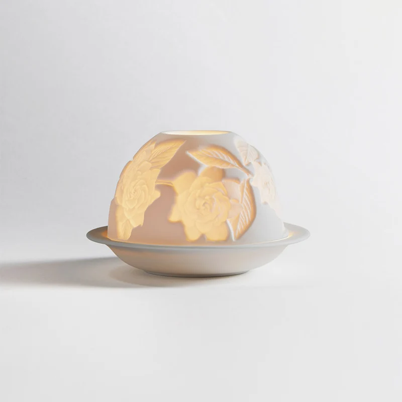 Bernardaud | Votivelight Gardenia Flowers