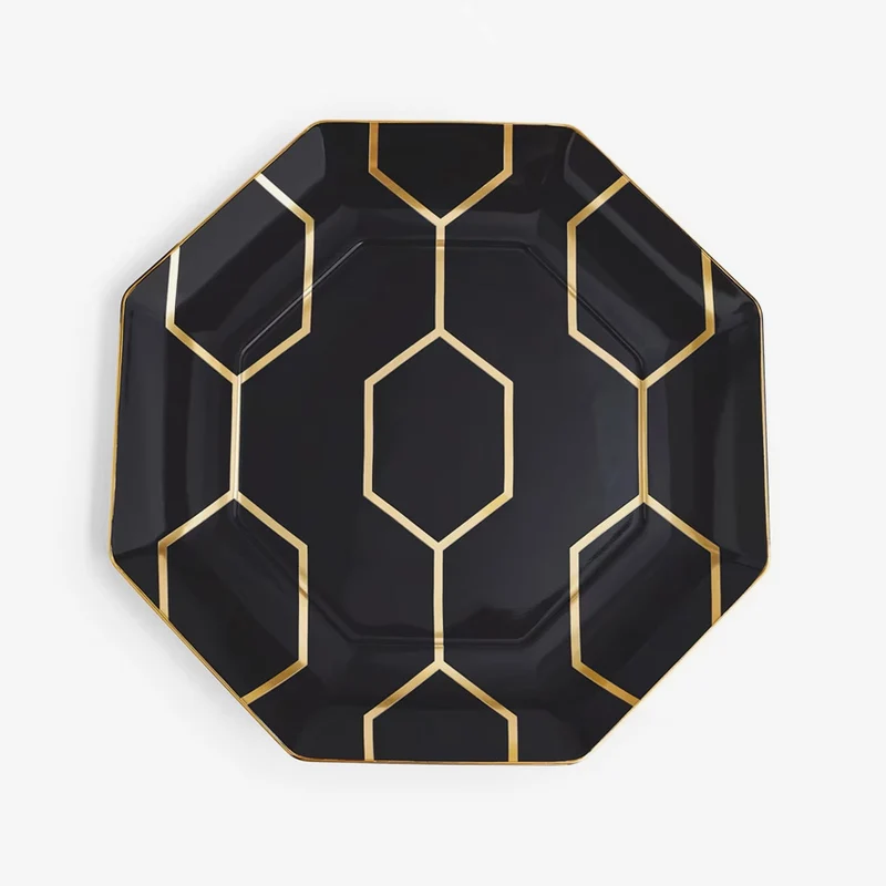 Wedgwood | Gio Octagonal Gold Accent Plate