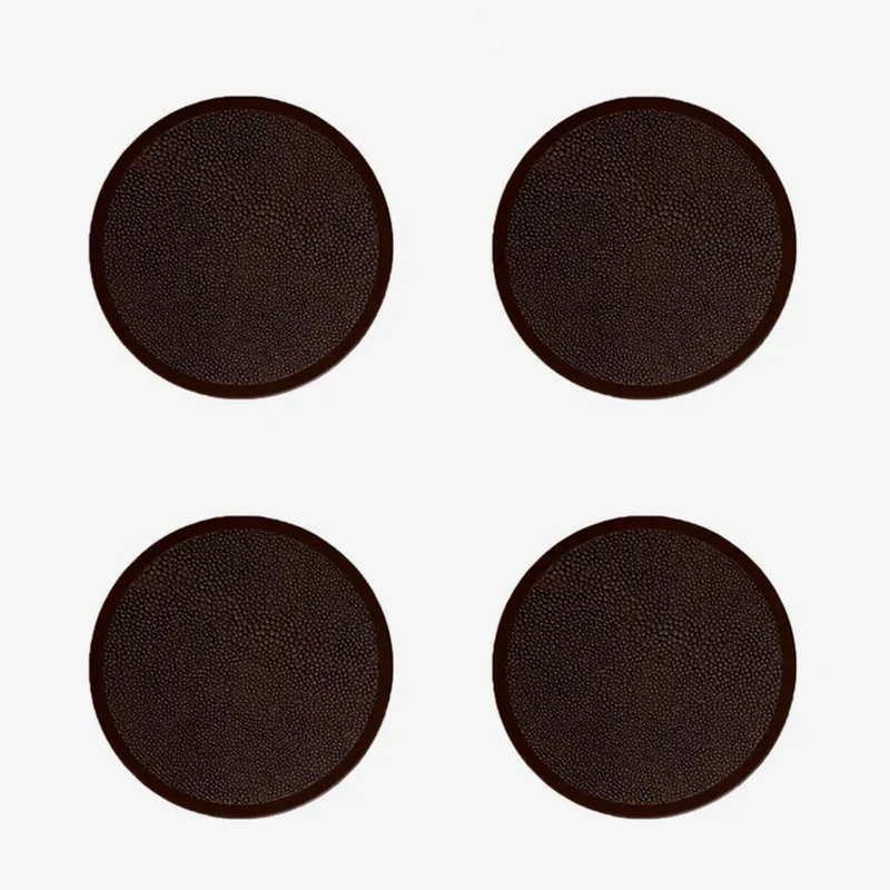 Addison Ross | Faux Shagreen Coasters - Set of 4