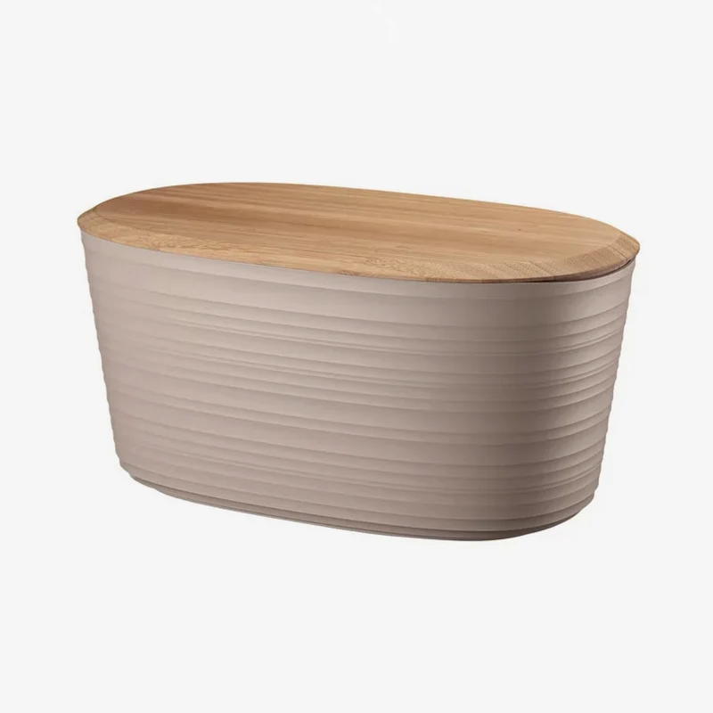 Guzzini | Tierra Bread Bin with Bamboo Breadboard Top