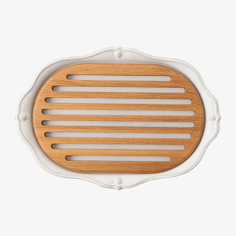 Juliska | Berry & Thread Challah Board - Whitewash