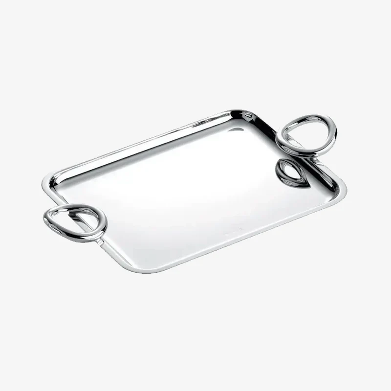 Christofle | Vertigo Tray with Handles