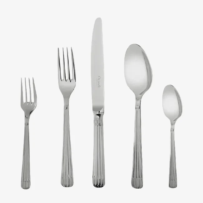 Christofle | Osiris Flatware Set 5 Pcs Stainless Steel