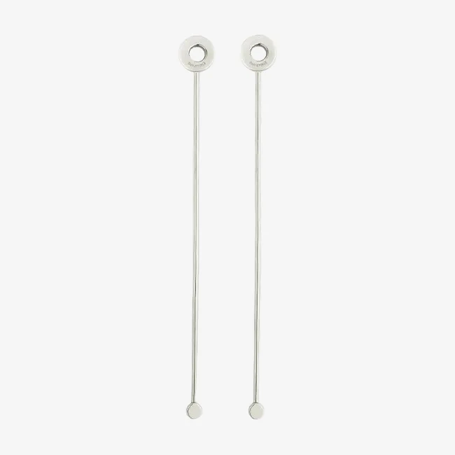 Christofle | Oh De Cocktail Stirrers 2 Pcs Stainless Steel